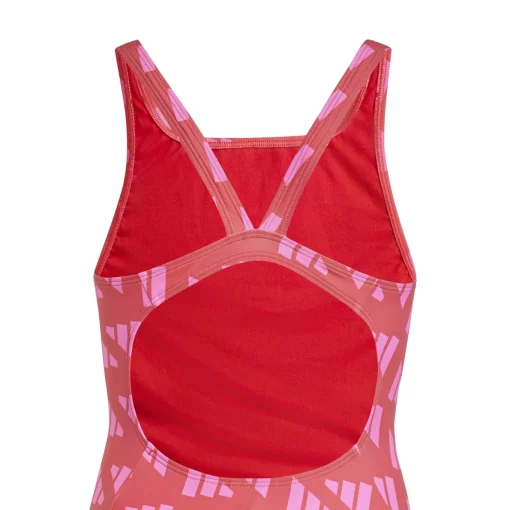 Kinder Adidas Logo Graphic V-Back Kids Badeanzug