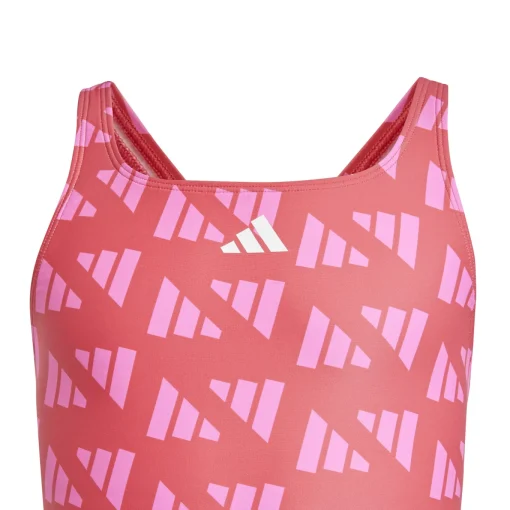 Kinder Adidas Logo Graphic V-Back Kids Badeanzug