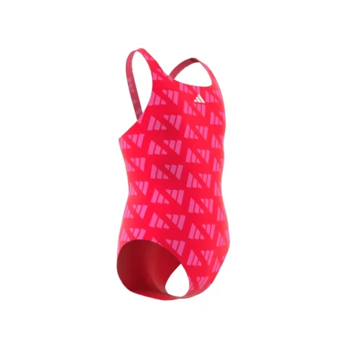 Kinder Adidas Logo Graphic V-Back Kids Badeanzug