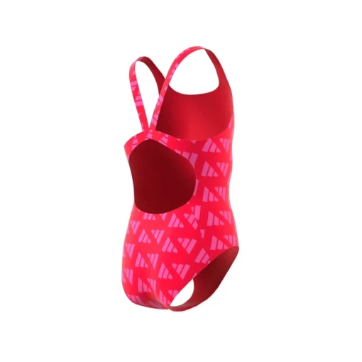 Kinder Adidas Logo Graphic V-Back Kids Badeanzug