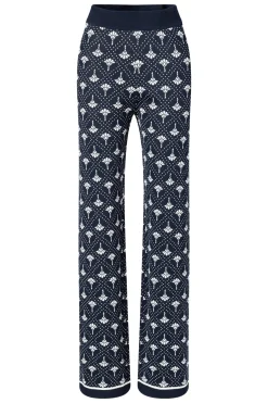Damen JOOP! Logo Jacquard Strickhose Kinza