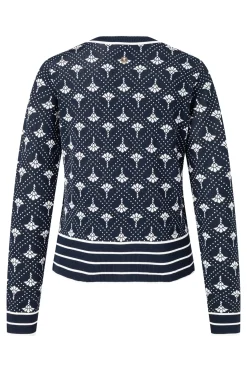 Damen JOOP! Logo Jacquard Strickjacke Kaisa
