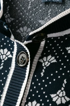 Damen JOOP! Logo Jacquard Strickjacke Kaisa
