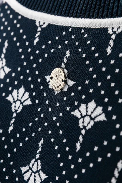 Damen JOOP! Logo Jacquard Strickjacke Kaisa