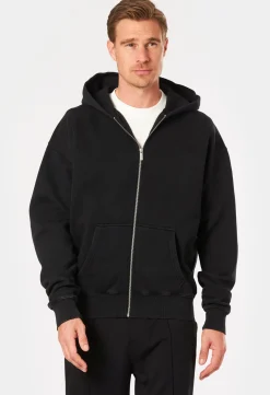 Herren Pegador LOGO OVERSIZED SWEATJACKE VINTAGE SCHWARZ