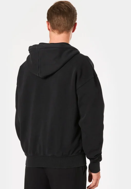 Herren Pegador LOGO OVERSIZED SWEATJACKE VINTAGE SCHWARZ