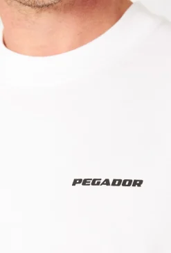 Herren Pegador LOGO OVERSIZED TEE WHITE BLACK GUM