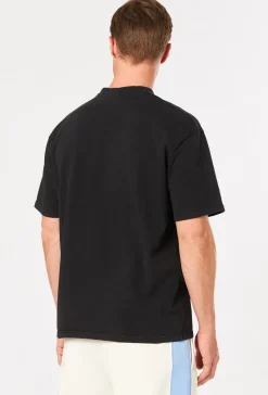 Herren Pegador LOGO OVERSIZED T-SHIRT VINTAGE SCHWARZ