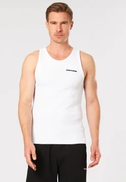 Herren Pegador LOGO RIB UNDERSHIRT WEISS