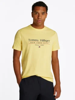 Herren Tommy Hilfiger Logo T-Shirt
