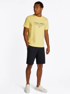 Herren Tommy Hilfiger Logo T-Shirt