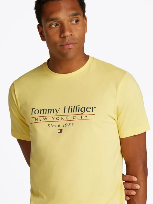 Herren Tommy Hilfiger Logo T-Shirt