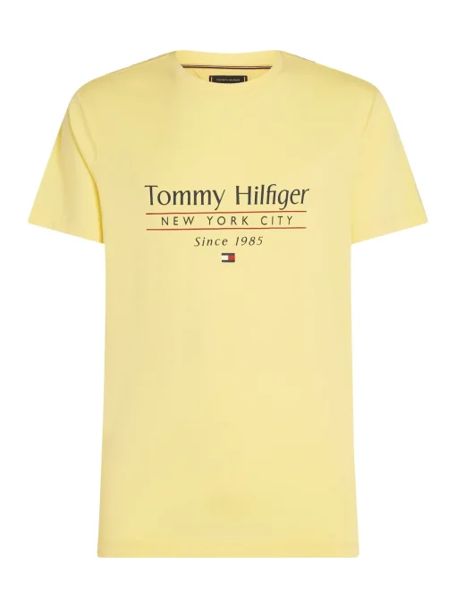 Herren Tommy Hilfiger Logo T-Shirt