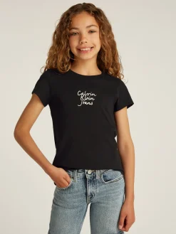 Kinder Calvin Klein Logo-Shirt