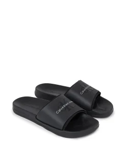 Herren Calvin Klein Logo-Slippers