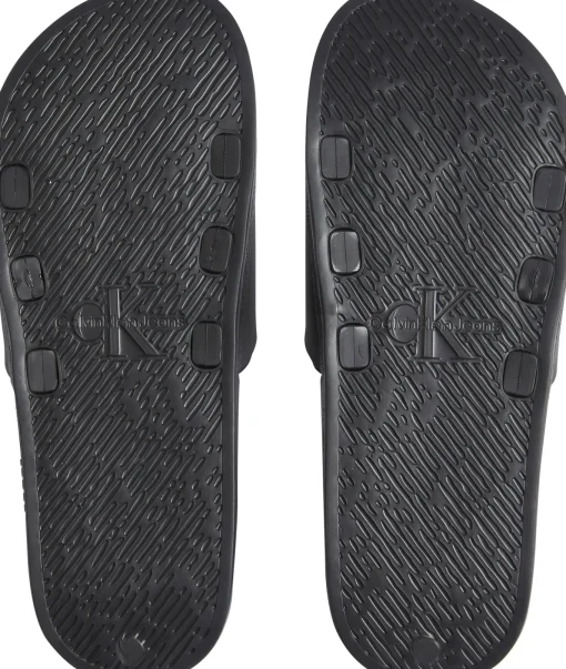 Herren Calvin Klein Logo-Slippers
