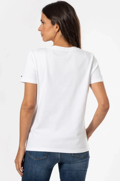 Damen Tommy Hilfiger Logo-T-Shirt
