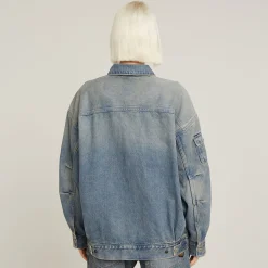 Damen G-Star Long Drifter Jeansjacke