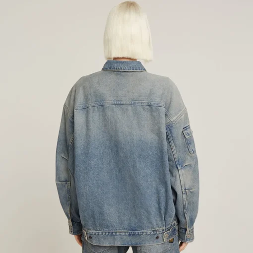 Damen G-Star Long Drifter Jeansjacke