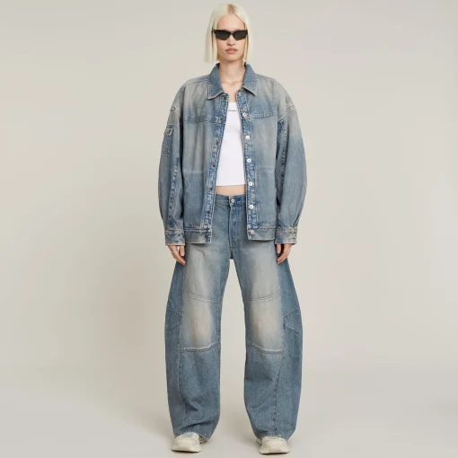 Damen G-Star Long Drifter Jeansjacke