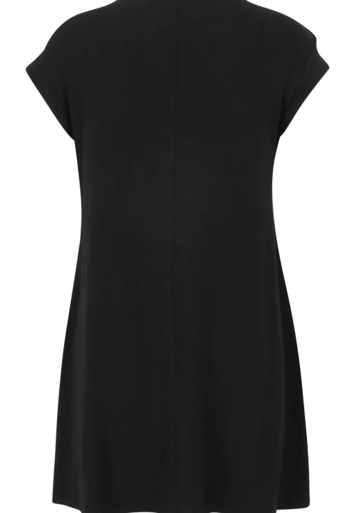 Damen Doris Streich Long-Shirt mit Kontrasteinsatz