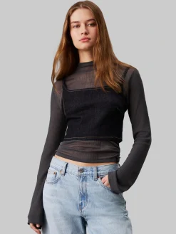 Damen Calvin Klein Jeans Longsleeve