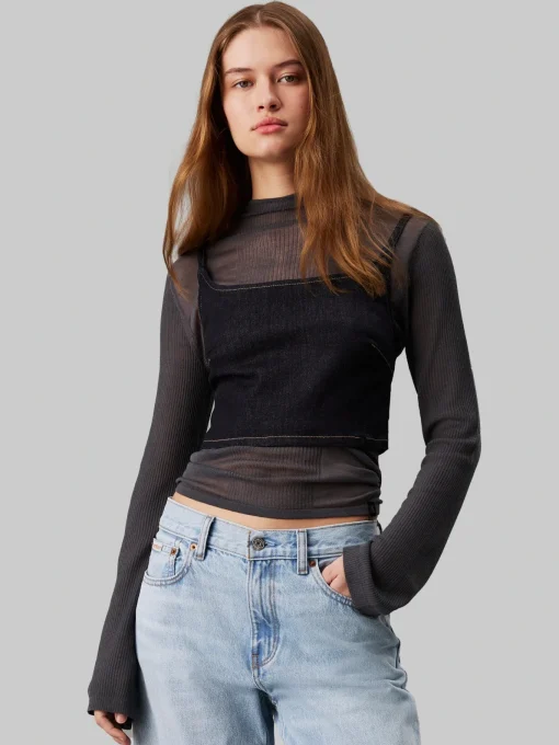 Damen Calvin Klein Jeans Longsleeve