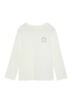 Kinder s.Oliver Longsleeve aus Baumwolle mit kleinem Print-Detail