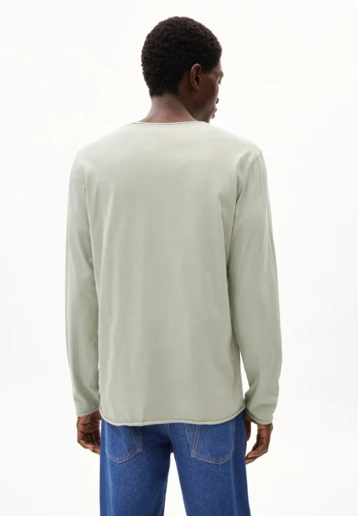 Herren armedangels Longsleeve aus Bio-Baumwolle MAARKOS LS BRUSHED