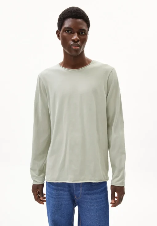 Herren armedangels Longsleeve aus Bio-Baumwolle MAARKOS LS BRUSHED
