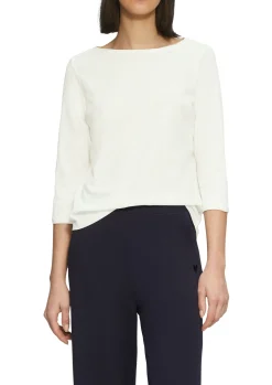 Damen s.Oliver Longsleeve aus Flammgarn mit 3/4-Ärmeln