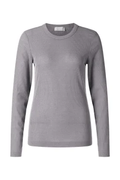 Damen Rich & Royal Longsleeve im Rippstrick