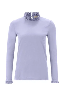 Damen Rich & Royal Longsleeve mit Frillkragen