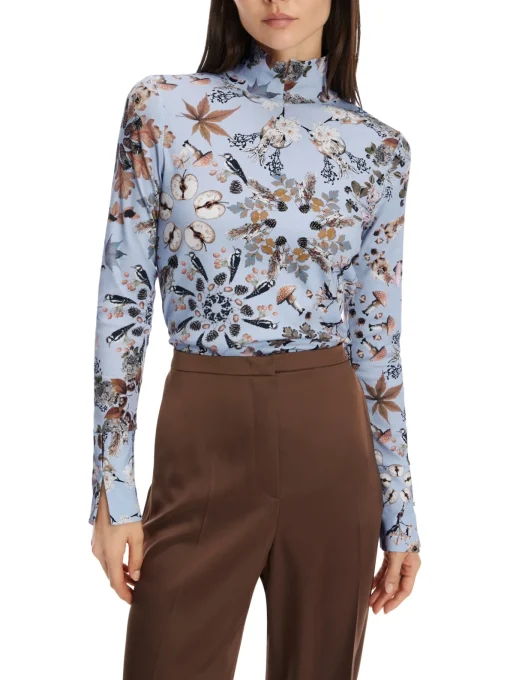 Damen Marc Cain Longsleeve mit Rollkragen