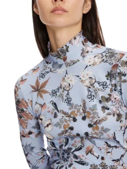 Damen Marc Cain Longsleeve mit Rollkragen