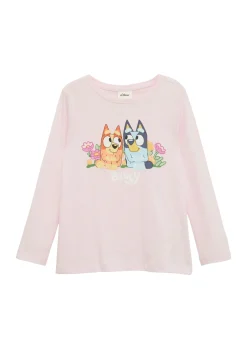 Kinder s.Oliver Longsleeve-Shirt aus Baumwolle mit Bluey-Print®
