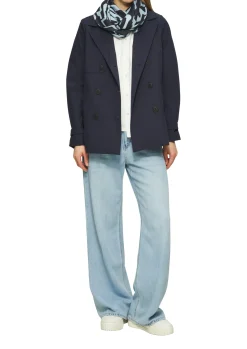 Damen s.Oliver Loop-Schal aus Viskose mit All-over-Print