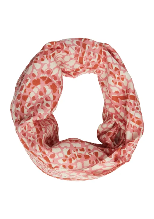 Damen s.Oliver Loop-Schal aus Viskose mit All-over-Print