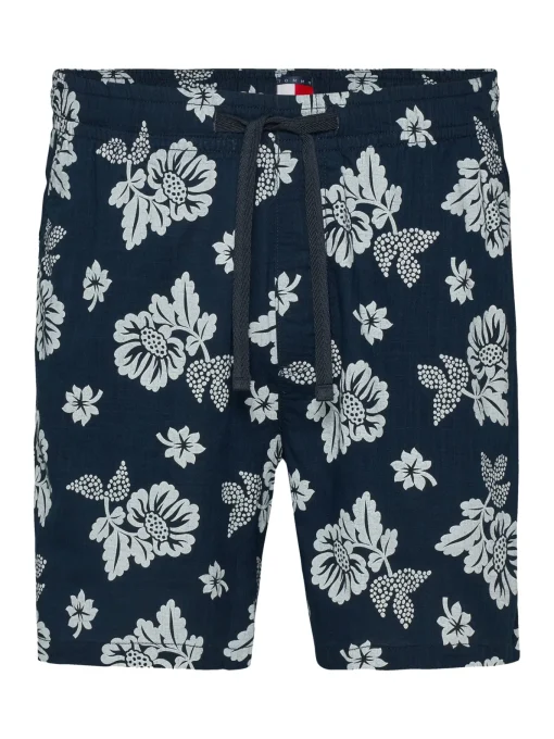 Herren Tommy Jeans Loose Fit Shorts mit Blumen-Print