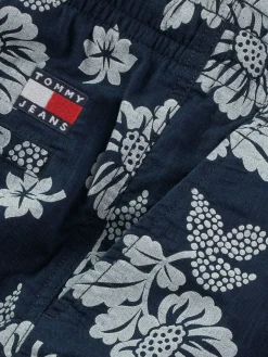 Herren Tommy Jeans Loose Fit Shorts mit Blumen-Print