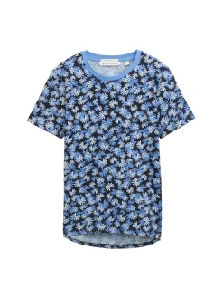 Damen Tom Tailor Denim Loose Fit T-Shirt aus Baumwolle