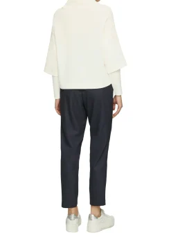 Damen s.Oliver BLACK LABEL Loose Sweatshirt aus Scuba mit überschnittenen Schultern