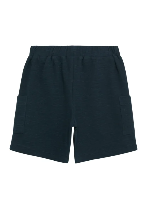 Kinder s.Oliver Loose-Fit-Bermuda aus Strickjersey mit angedeutetem Tunnelzug