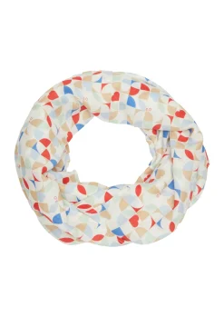 Damen s.Oliver Lässiger Loop Schal aus Viskose mit All-over-Print