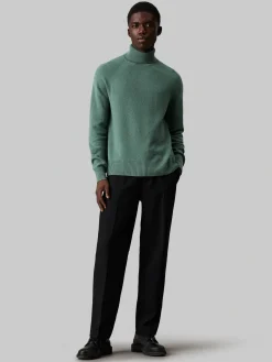 Herren Calvin Klein LUXURY WOOL Rollkragenpullover