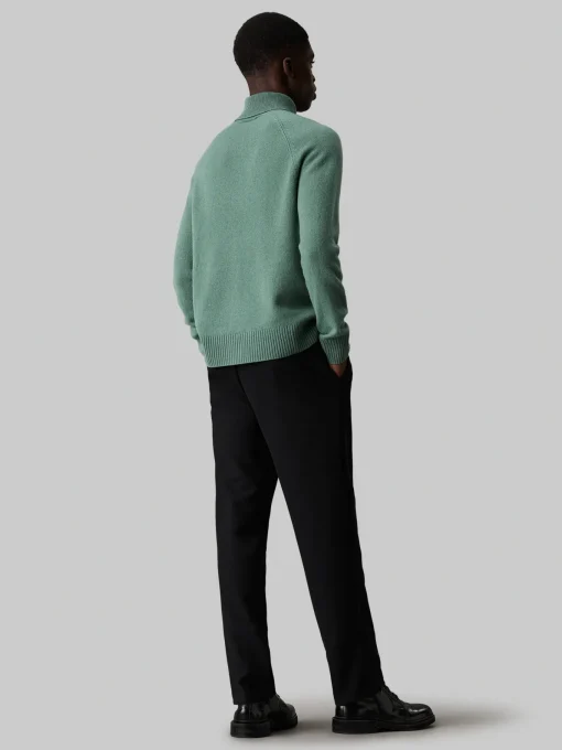 Herren Calvin Klein LUXURY WOOL Rollkragenpullover