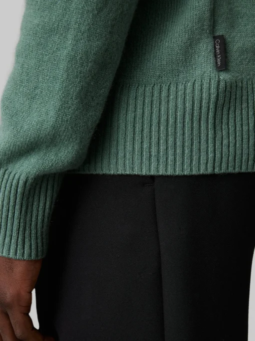 Herren Calvin Klein LUXURY WOOL Rollkragenpullover