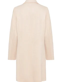Damen Olsen Mantel mit Velours-Optik