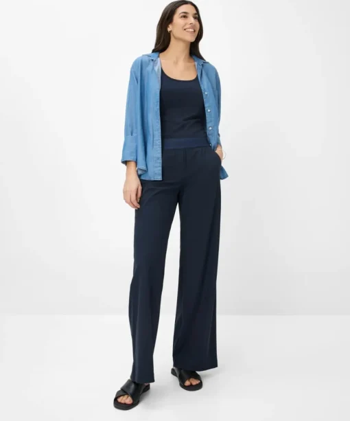 Damen Brax Marlenehose im Wide Leg