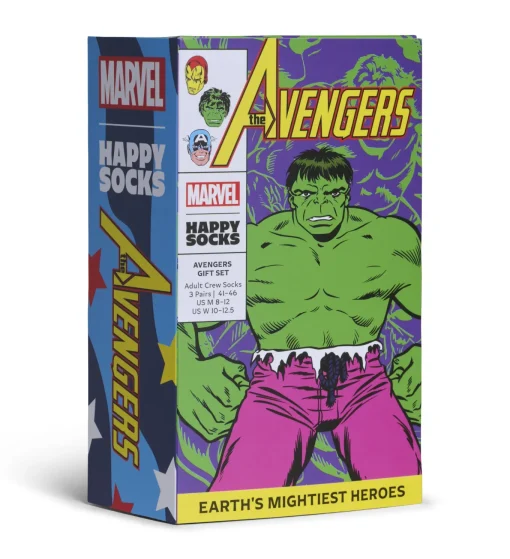 Damen Happy Socks MARVEL™ Avengers 3-Pack Gift Set